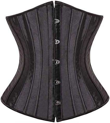 Loyasun Corset Waist Cincher Underbust Satin Body Shaper Lingerie