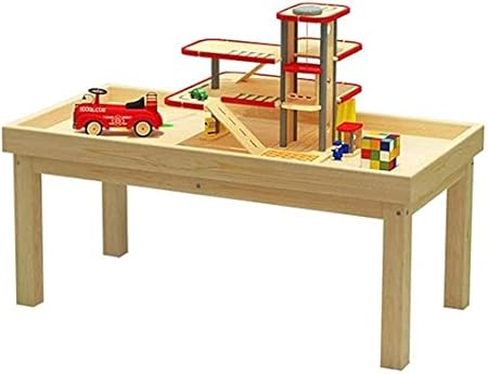 large wooden activity table
