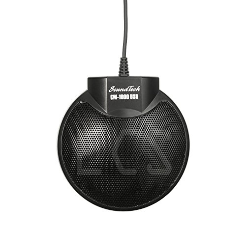 ECS 5 Mic Kit - CM-1000USB Conference Microphone Kit with two (2) CM-1000 3.5mm Microphones and two (2) ECS-3.5CM conference microphones for Daisy Chained Meeting Room Recording