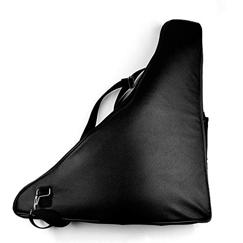 29 Pipes G Key Professional Black Pan Flute Chinese Traditional Musical Instrument Pan Pipes Easy to Learn with Exquisite Brown Pan Pipes Flute and Black Leather Bag (29 Pipes Right Hand)