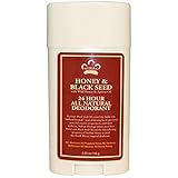 Nubian Heritage, 24 Hour All Natural Deodorant, Honey & Black Seed with Wild Honey & Apricot Oil, 2.25 oz (64 g)
