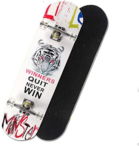 FGKING Skateboard, Caster Board Radically Intense Acceleration Waveboard Caster and Anti Slip Concaved for Kids Adult and Up Portable Lightweight