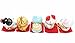 Set of 5 Japanese Maneki Neko Lucky Cat Figurines Cute Smiley Waving Lucky Fortune Cat US Seller
