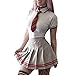 Littleforbig Adult Baby Onesie Diaper Lover (ABDL) Snap Crotch Romper Onesie Pajamas – Cosplay Magic School Onesie Red Set