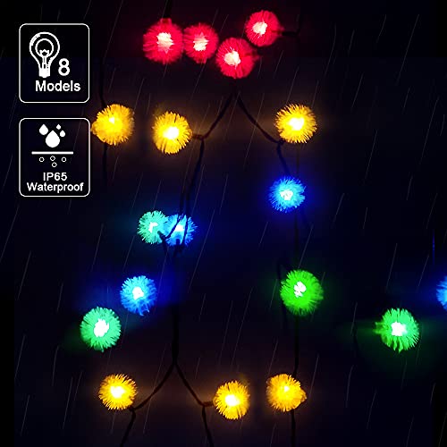 Solar Garden Lights 50 LED 32ft Solar Lights for Garden Waterproof Decorative Lighting for Home, Garden