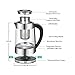 Soing Electric Kettle Pro,1.8L Glass Water & Tea Cordless Boiler,Variable Temperature Control & 24 Hours Keep-Warm Function,Detachable Tea Filter,Blue LED Indicator Light,Auto Shut-Off & Advanced Boil-Dry Protection,100% Food-Grade Stainless Steel,1500W Fast Heating