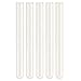TOOGOO(R) 5 Pcs 100 mm Pyrex Glass Blowing Tubes 4 Inch Long Thick Wall Test Tube