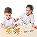 AMAV Toys 3D Painting-Dinosaurs Arts & Crafts for Kids Age 4+. 6 Colors to Paint with for Dinosaur Lovers & A Perfect Artistic Activity. Ideal Gift