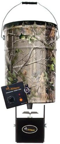 Amazon Com Wildgame Innovations Pail Feeder Real Tree Camo Steel