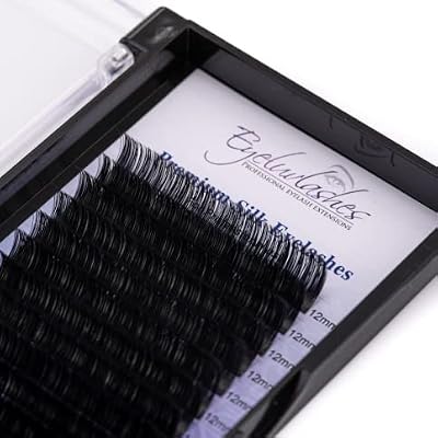 Eyeluvlashes J Curl Silk Eyelash Extensions 0.12 Mixed Length Tray Classic