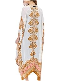 ChainJoy - Kimono largo de gasa para mujer