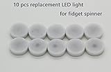 Fangfei 10 PCS replacement LED Light with Button Switch For Fidget Hand Spinner