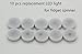 Fangfei 10 PCS replacement LED Light with Button Switch For Fidget Hand Spinner