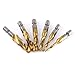 6Pcs Combination Drill and Tap Set, Metric Thread M3-M10 Screw Tapping Tool 1/4