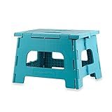 Kikkerland® Design Rhino II Folding Step Stool in Aqua