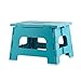 Kikkerland® Design Rhino II Folding Step Stool in Aqua