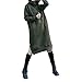 NUTEXROL Women's Thickening Long Fleece Sweatshirt String Hoodie Dress Pullover Plus Size