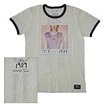 Taylor Swift 1989 Album Cover Tour Ringer Tee T-Shirt Small, Medium, Large (X-Small)