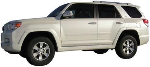 2010-2016 Toyota 4Runner Custom Painted Body Side Moldings (Classic Silver Metallic 1F7)