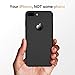 CASEKOO iPhone 8 Plus Case Slim Fit Ultra Thin Case Hard [Scratch Resistant] Great Grip Cover Compatible with iPhone 8 Plus [Shell Series]- Phantom Black