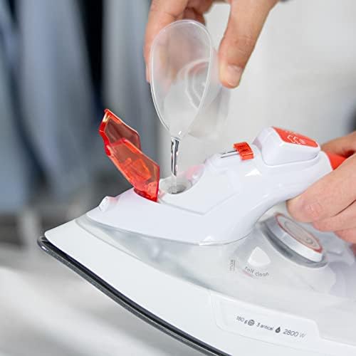Steam Tech 2800 Bügeleisen Dampf 2800 W, Dampfleistung 0 – 30 g/min, Pressfunktion 180 g, Keramiksohle, Dampf oder Trocken, 3-faches Anti-Kalk-System, Anti-Tropfen, Amazon-Exklusiv