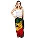 Women's Rasta Lion Beach Pool Wrap Cover Up Sarong-Rasta A-One Size