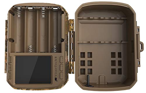 VisorTech Wildcam: Full-HD-Wildkamera, PIR-Bewegungssensor, Nachtsicht, Farbdisplay, IP65 (Wildtierkamera mit… – Bild 3