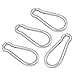 AOWISH Spring Snap Hook Carabiner Heavy Duty| 304 Stainless Steel Clips Keychain Buckles| 2-1/2'' 3-1/8'' 4'' 5-1/2'' Length| Home Gym Garage Camping Swing Hammock Hiking etc (M8, 5/16'' Dia, 4-Pack)