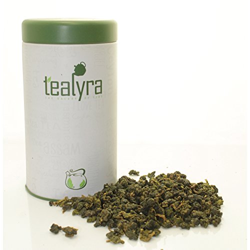 Tealyra - Milk Jin Xuan Oolong - High Mountain Taiwanese Loose Leaf Tea - Great Milky Cream Taste and Aroma - Organically Grown - Weight Loss Tea - Gift-Style Tin - 180g (6.5-ounce)