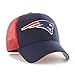 OTS NFL New England Patriots Men's Hursh Center Stretch Fit Hat, Team Color, Large/X-Large