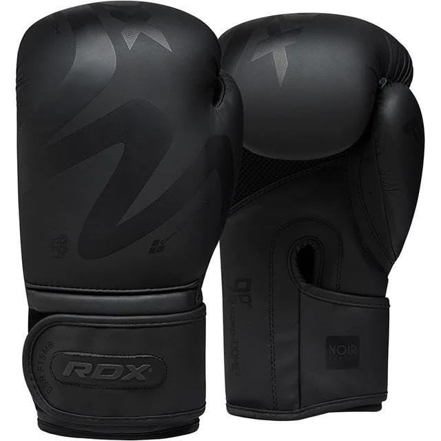 RDX Boxing Glove F15 Matte Black-14Oz