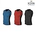 Men's KONA Triathlon Vest Jersey Top - Full Zipper, Tri Singlet Sleeveless, 2 Rear Pockets for Storage