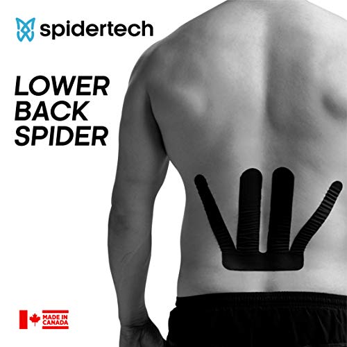 Spidertech Lower Back PreCut Kinesiology Tape WaterResistant and