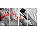 LevvArts - 4 Piece Canvas Print Wall Art Grey and Red Woman Painting Artwork Stretched and Framed Ready to Hang Modern Sexy Poster Bedroom Bathroom Decoration 12