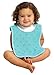 AM PM Kids! Green Dot Pullover Bib, Turquoise