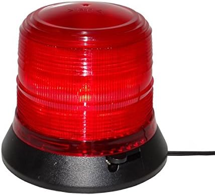Supreme Lighting SL-905R Rotating 12 volt red color LED warning light, w/magnetic mount, on/off cigarette lighter plug