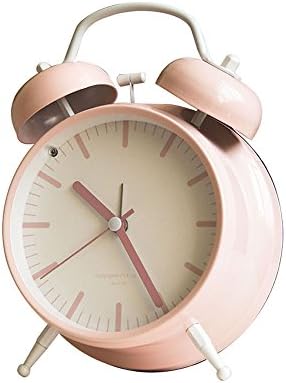 Simplism Twin Bell Alarm Clock Pink 3"