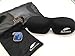 BOHEMIA Sleep Eye Mask for Women and Men Contoured to Eye Perfect for Blocking Out Light and Zero Pressure Designer Quality Travel Pack