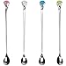 kilofly Rhinestone Party Stir Bar Spoon Value Pack, Set of 4