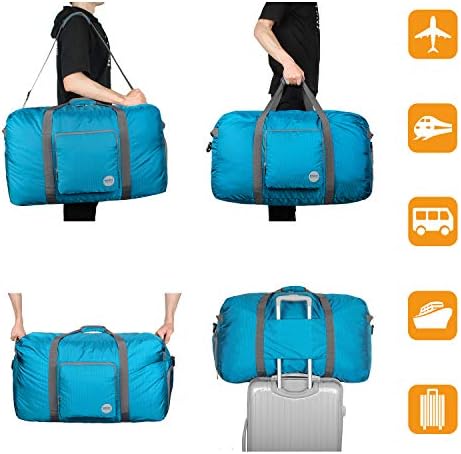 Foldable Duffle Bag 24" 28" 32" 36" 60L 80L 100L 120L for Travel Gym Sports Lightweight Luggage Duffel By WANDF 6 Foldable Duffle Bag 24" 28" 32" 36" 60L 80L 100L 120L for Travel Gym Sports Lightweight Luggage Duffel By WANDF