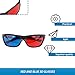 Red-Blue 3D Glasses, 3D Movie Game Glasses with Cyan Anaglyph Simple Style, For Dimensional Anaglyph Movie Game DVD Video TV 3D pictures magazinesthumb 1