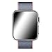 Band for Apple Watch 38mm,QIFIT Third Party Fine Woven Nylon Wrist Strap Bracelet Replacement Band with Stainless Steel Buckle for Apple Watch Series 2 / 1, Sport, Edition,38mm,Lightpink Midnightblue