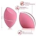 Makeup Sponges, ESARORA 6 Pieces (3+3) Foundation Blending Sponge Flawless Makeup Blender for Liquid Creams and Powders - Multi Color and Saving Money Makeup Sponges