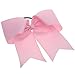 6 Inch Big Cheer Bows Grosgrain Ribbon Ponytail Holder With Elastic Hair Tie For Girls (Pack Of 12)