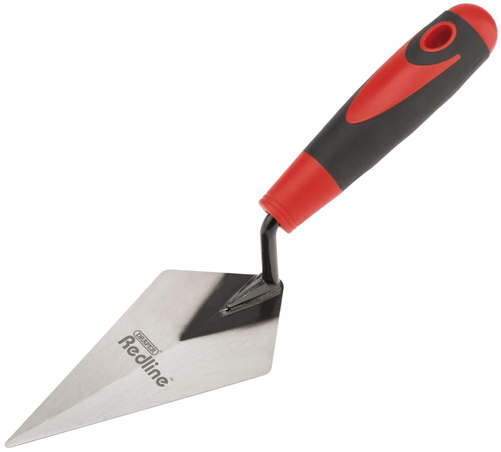 Draper Redline 69121 150 mm Soft Grip Pointing Trowel, Blue