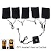 Baymyer 5 in 1 Electric USB Heating Pad for Women Men Heated Vest or Heated Jacket Thermostat Accessories for DIY Heated Clothing, Black, 4.3
