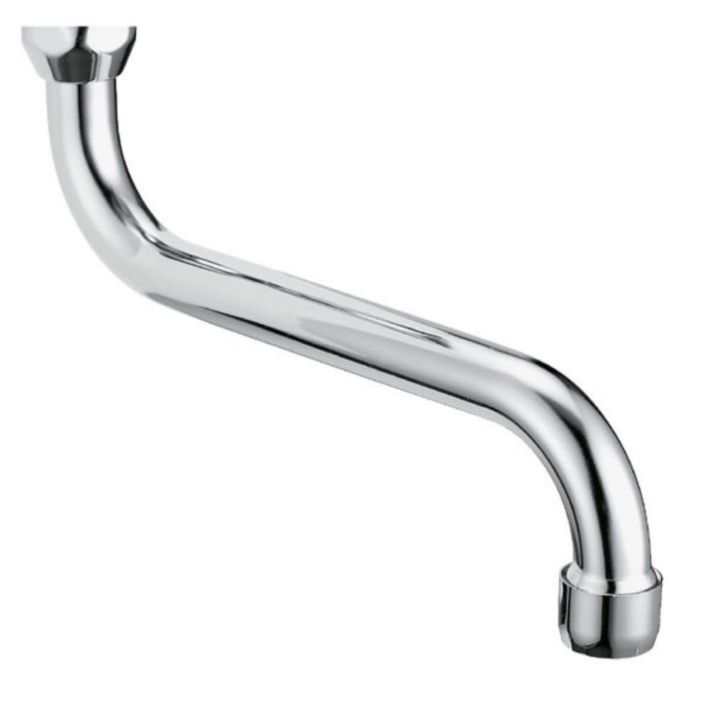 Schläfer 400213 | Universal Swivel Replacement Sink Spout, for Wall-Mounted Faucet Group, cm 30 x 3/4 Ring Nut (diam24,9mm) Compatible with NEOPERL Aerator