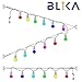 Blika Globe String Suspension Hanging Kit, Outdoor Light Guide Wire, Include 164ft Transparent Vinyl Coated 304 Stainless Steel Cable, Turnbuckle and Hooks.(Upgrate Versio, Silver