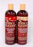 Hask Henna 'N' Placenta Moisturizing Shampoo & Conditioner Set 12oz