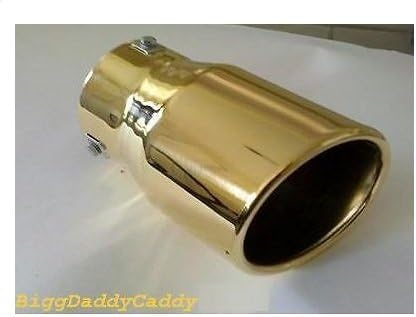 CADILLAC ESCALADE GOLD EXHAUST TIP 2007 THRU 2014